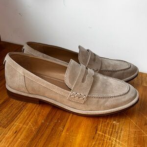 Sam Edelman women’s Suede Loafers - Beige - SZ 6